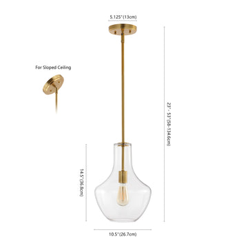 Watts Glass/Metal LED Pendant